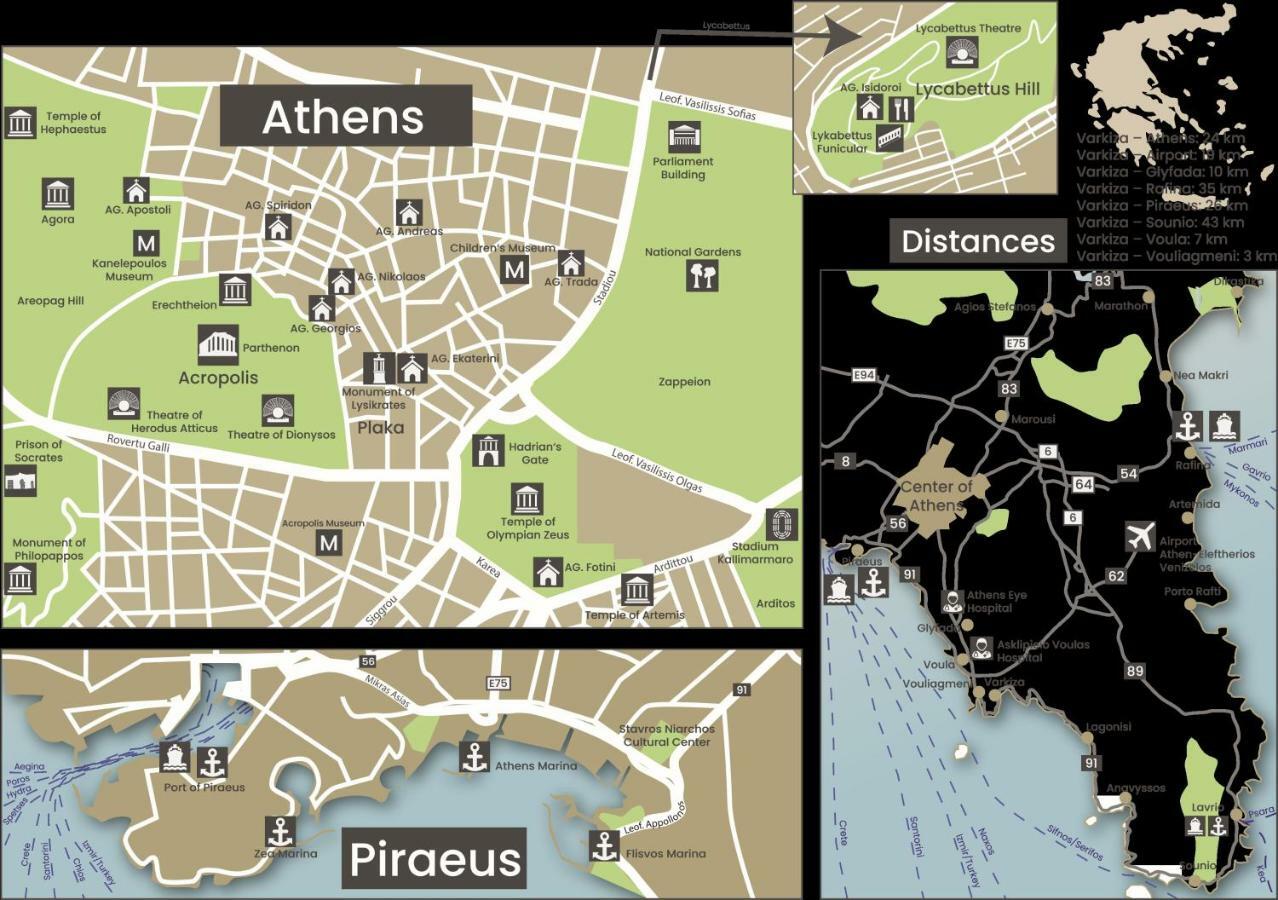 Starapartment Athens-Varkiza Top 2 Eksteriør bilde